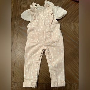 Girls Overalls Set